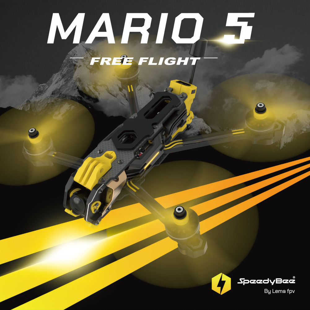 SpeedyBee Mario 5 Bingkai 5 In - Skyzone Sky04O Pro Fpv Goggles ulasan dan harga